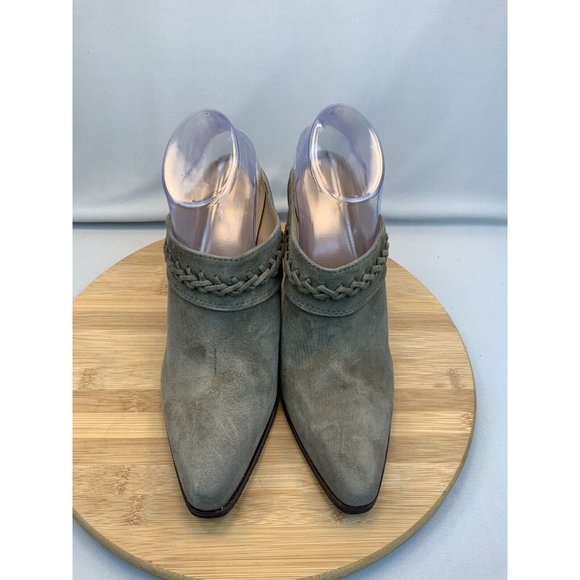 Sam Edelman Alison Women’s Western Mule Beige 8.5 Suede Leather - Picture 2 of 8